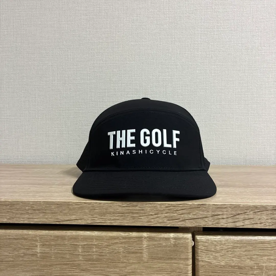 THE GOLF KINASHICYCLE ブラックキャップ 人気【木梨サイクル スナップバックキャップ（THE GOLF）BLACK