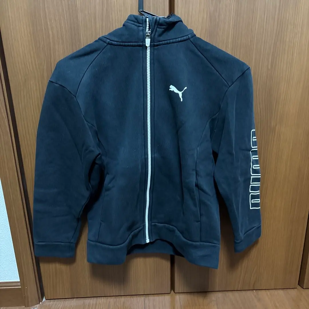 Thumbnail of PUMA Black Zip-Up Hoodie