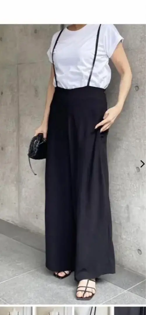 【美品】anana アナナ ハイライズ サロペット モカ ベージュ 美品】anana アナナ ハイライズ サロペット モカ ベージュ