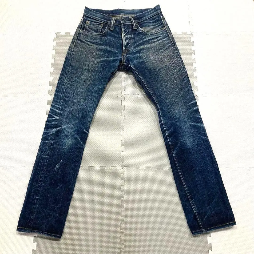 青耳 Syoaiya 日本製 牛仔褲 尺寸28 正藍屋牛仔褲 絕佳的褪色效果 的縮圖