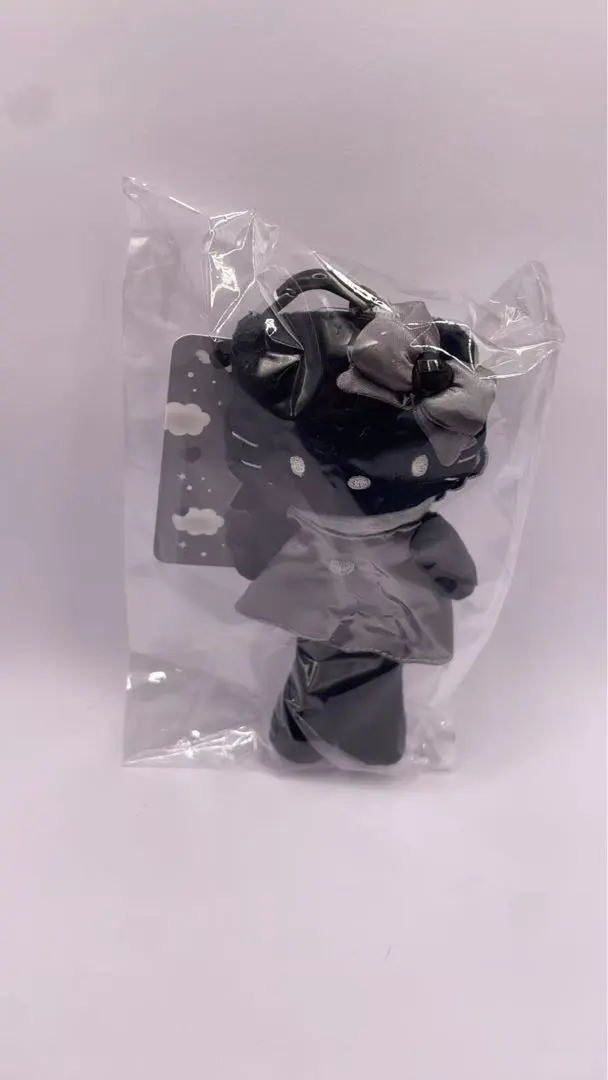 Thumbnail of Hello Kitty Style Up Mascot Character Keychain with Black Ribbon