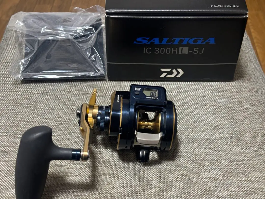 SALTIGA IC 300HL-SJ リール ダイワ新製品！！ 21 ソルティガ IC 300H-SJ SALTIGA カウンタ付