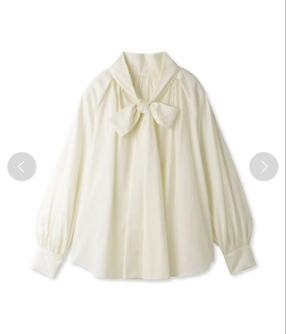 Mila Owen 米蘭歐文 前後兩穿褶飾蝴蝶結上衣 的縮圖