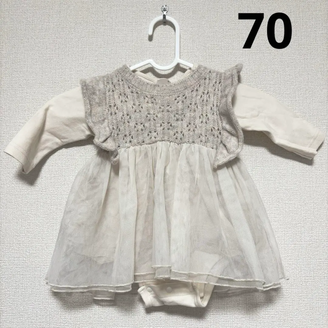 petit main 針織連衣裙 包屁衣套裝 的縮圖