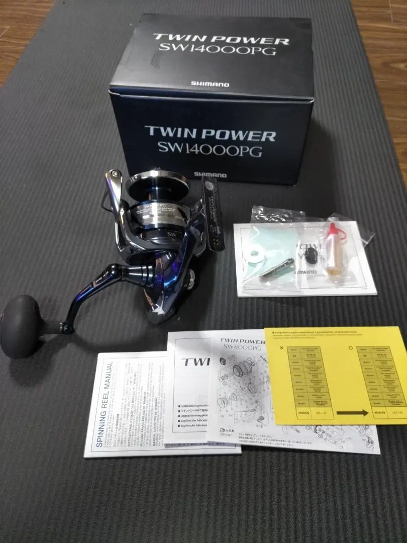 新品未使用　SHIMANO TWIN POWER 21 SW14000PG SHIMANO 21 Twin Power SW - Japan Fishing and Tackle News