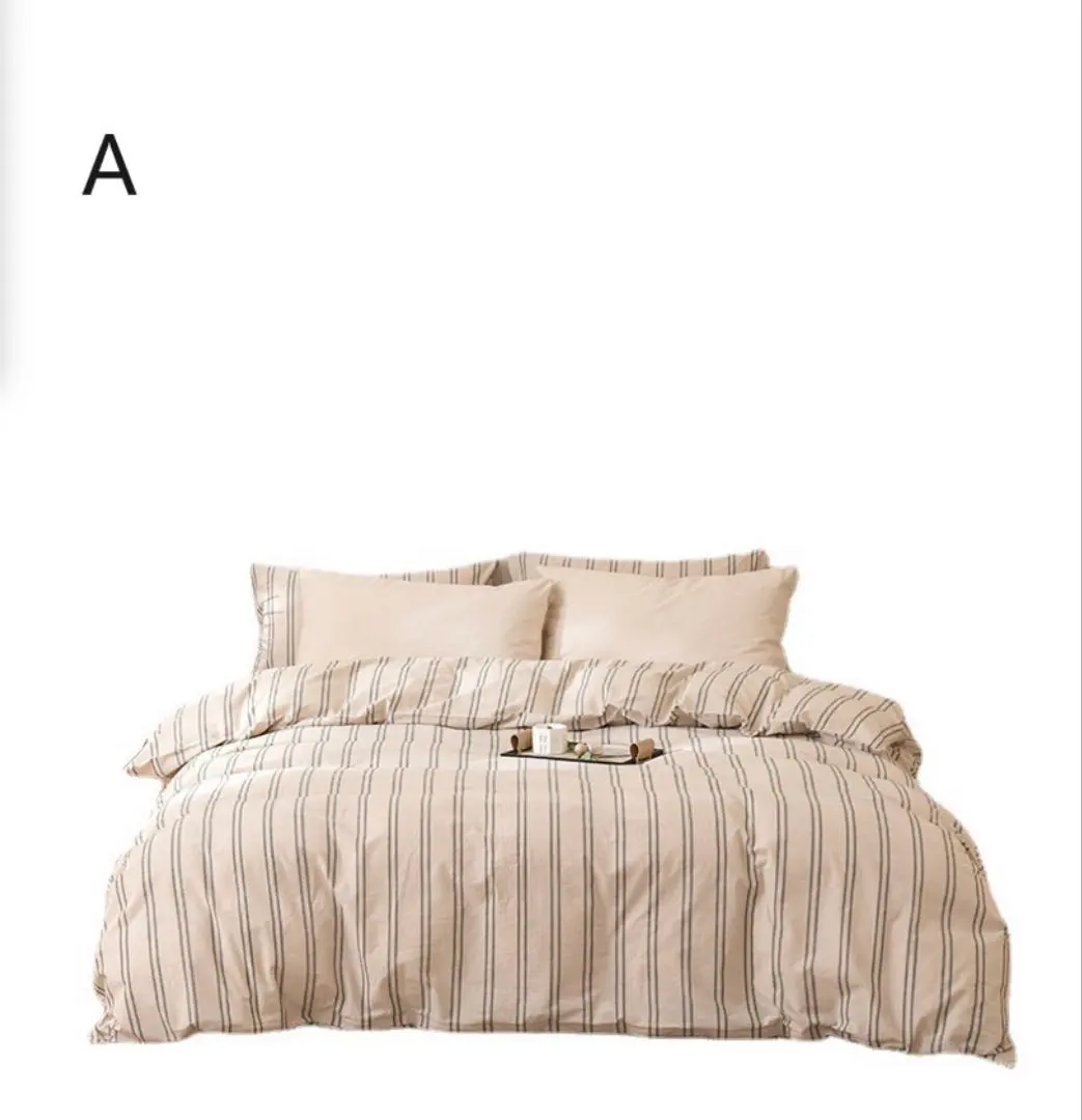 Thumbnail of Striped Design Single Cover Set