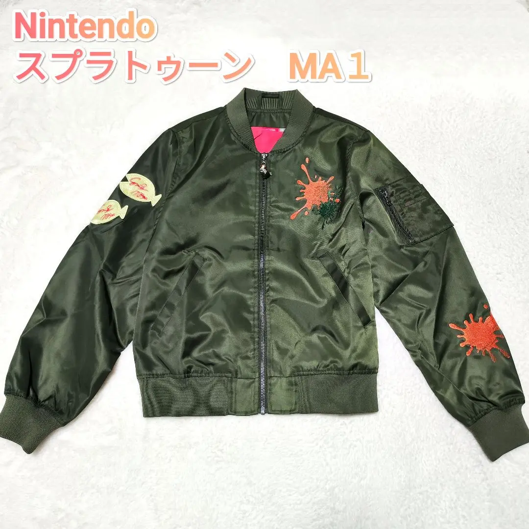Nintendo スプラトゥーン MA-1ジャケット L Nintendo スプラトゥーン MA-1ジャケット L