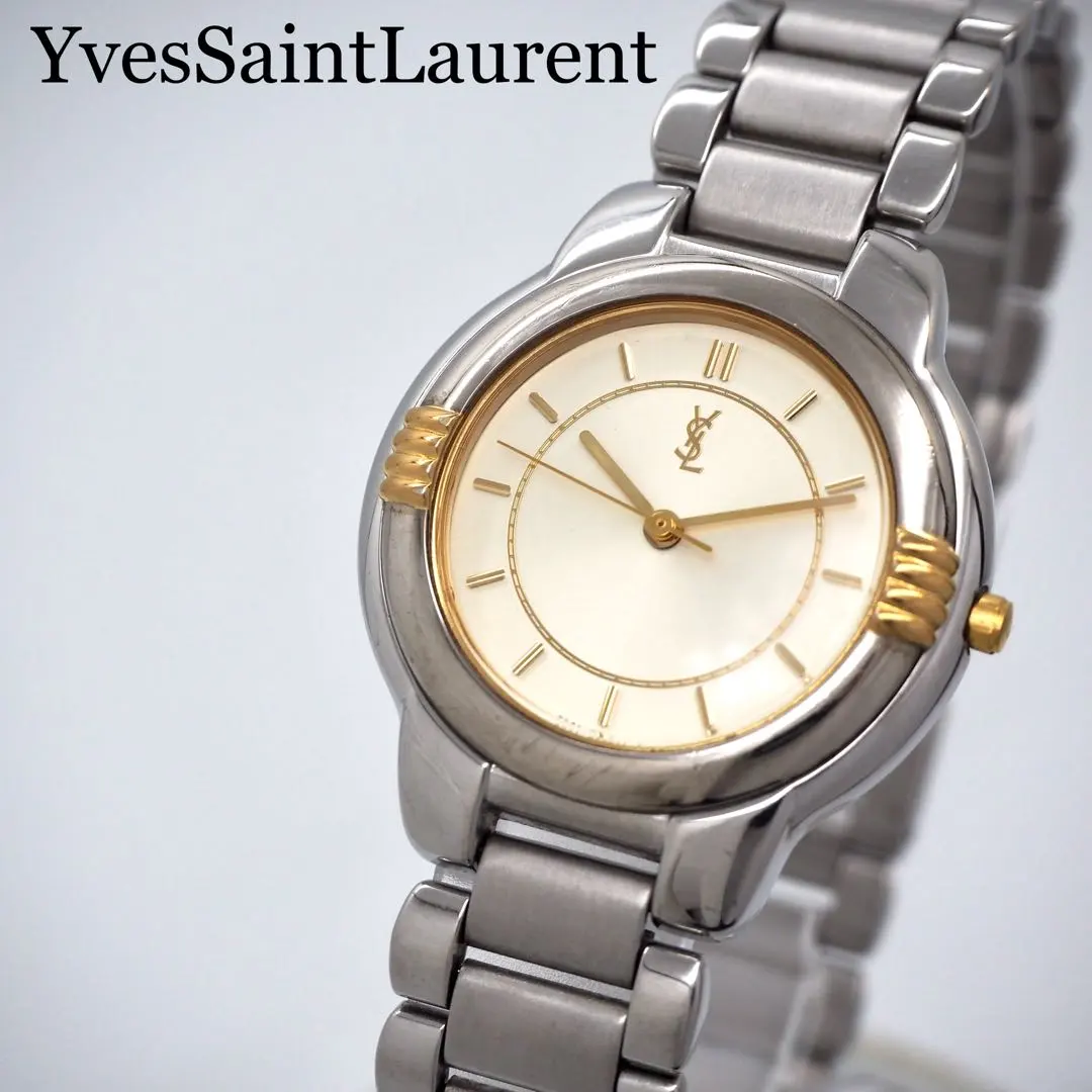Thumbnail of 89 [Excellent Condition] Yves Saint Laurent Watch - Men's & Women's - Silver & Gold