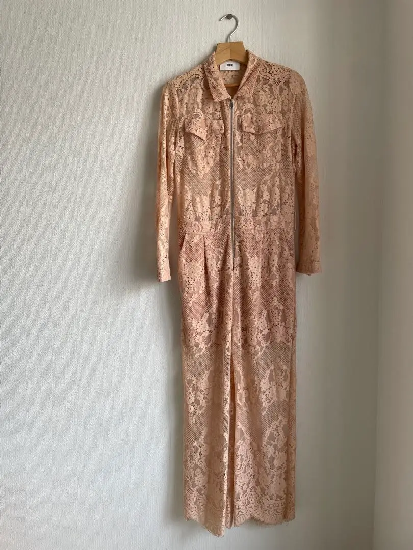 malion vintage レース リブ ニット パンツ