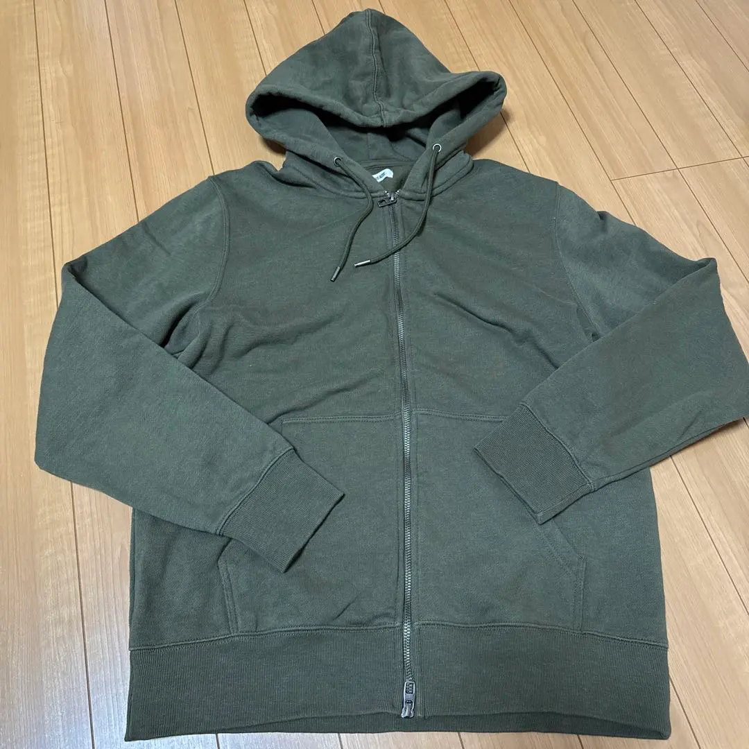 Thumbnail of GOODTHREADS Full-Zip Hoodie, M, Olive Green