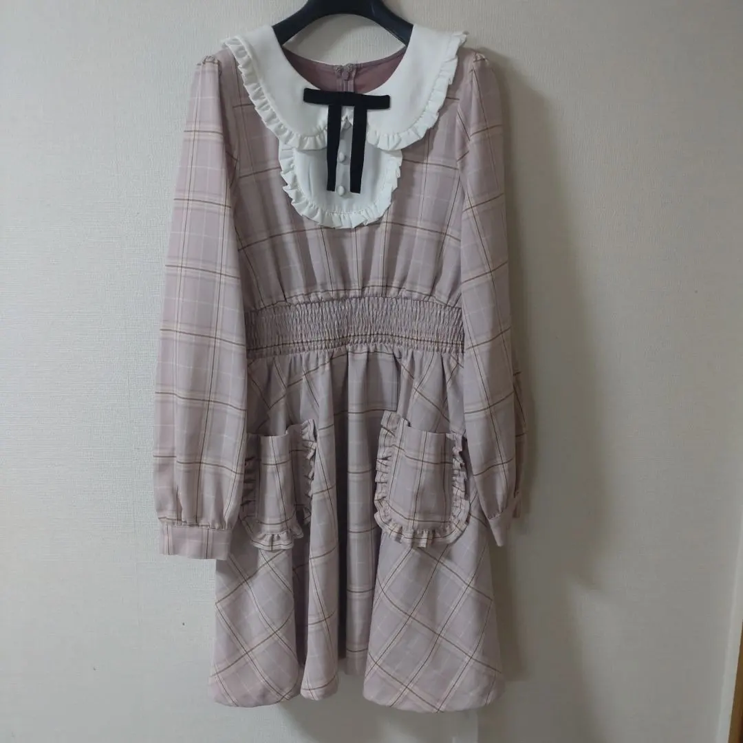 Thumbnail of New Ank Rouge Frill Pink Check Mass Production Girly