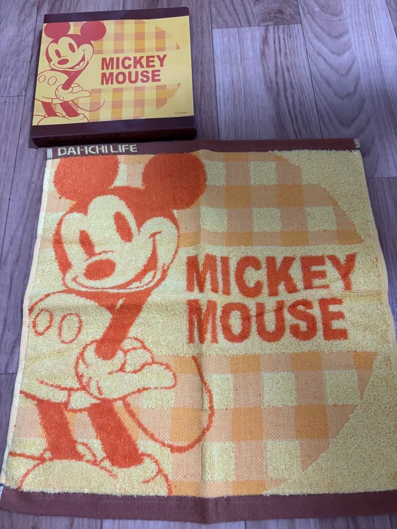 Thumbnail of Mickey Mouse Towel, Orange/Yellow, Dai-ichi Life