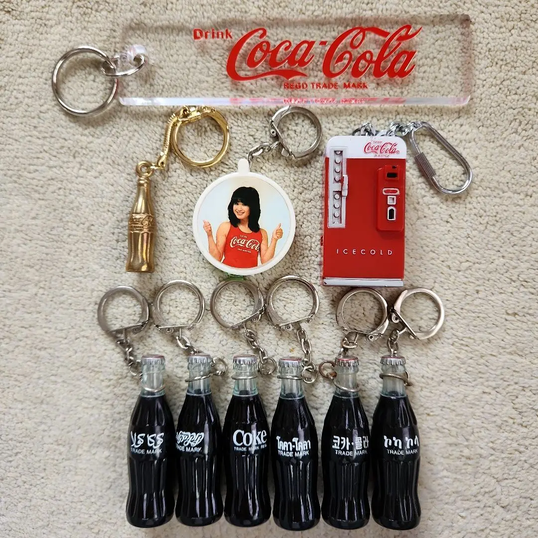 コカコーラ　景品　ノベルティ アンティーク コカコーラ ファンタ 1リットル空瓶 ノベルティセット 昭和