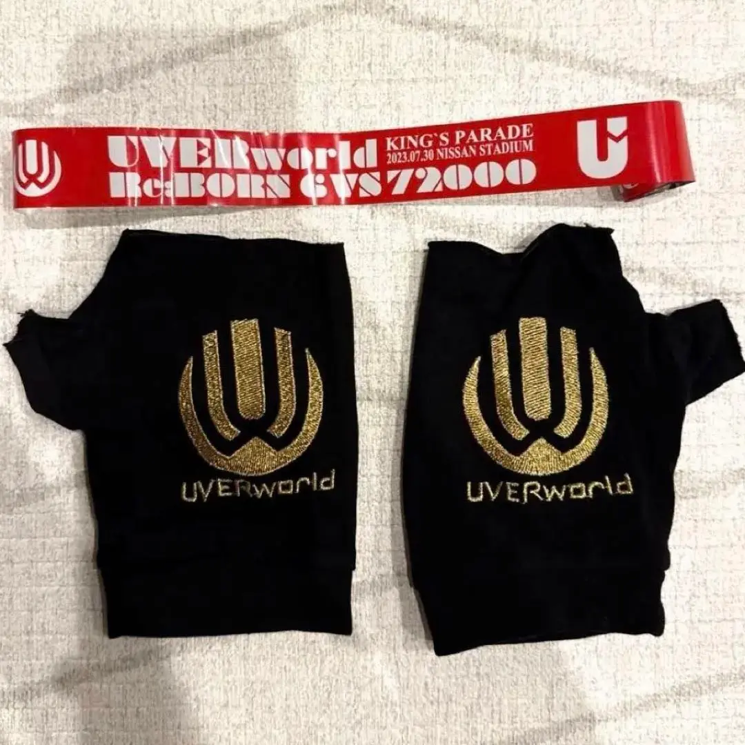 UVERworld グローブ指無し　銀　両手 UVERworld 指なしグローブ シルバー 銀 両手 - メルカリ