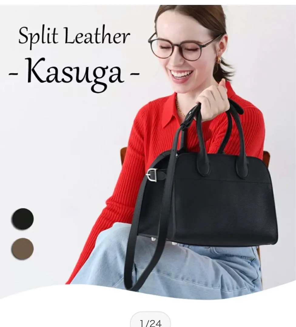 楽天市場】本革 ハンドバッグ【Kasuga カスガ】トートバッグ
