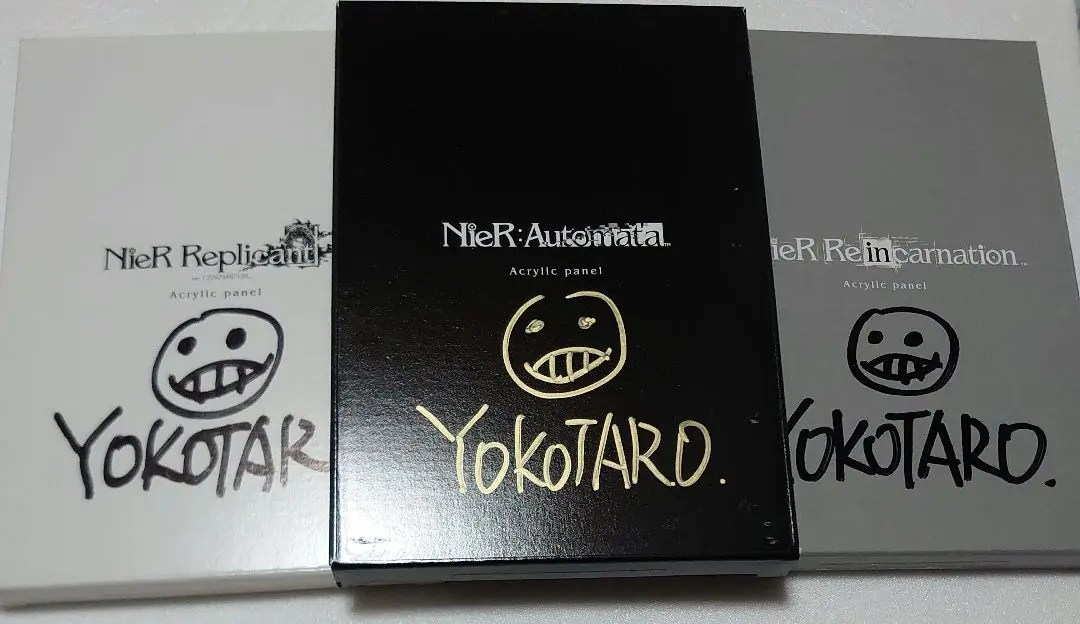新品 ニーアレプリカント ヨコオタロウ直筆サイン入 アクリルパネル NieR 新品 ニーアレプリカント ヨコオタロウ直筆サイン入 アクリル