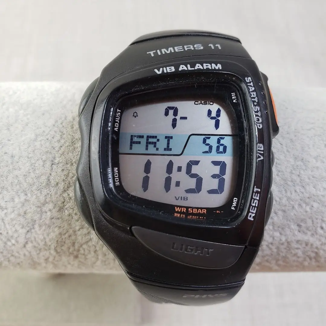 カシオ CASIO PHYS フィズ TIMERS 11 サッカーの審判にオススメの腕時計「カシオ PHYS TIMERS11