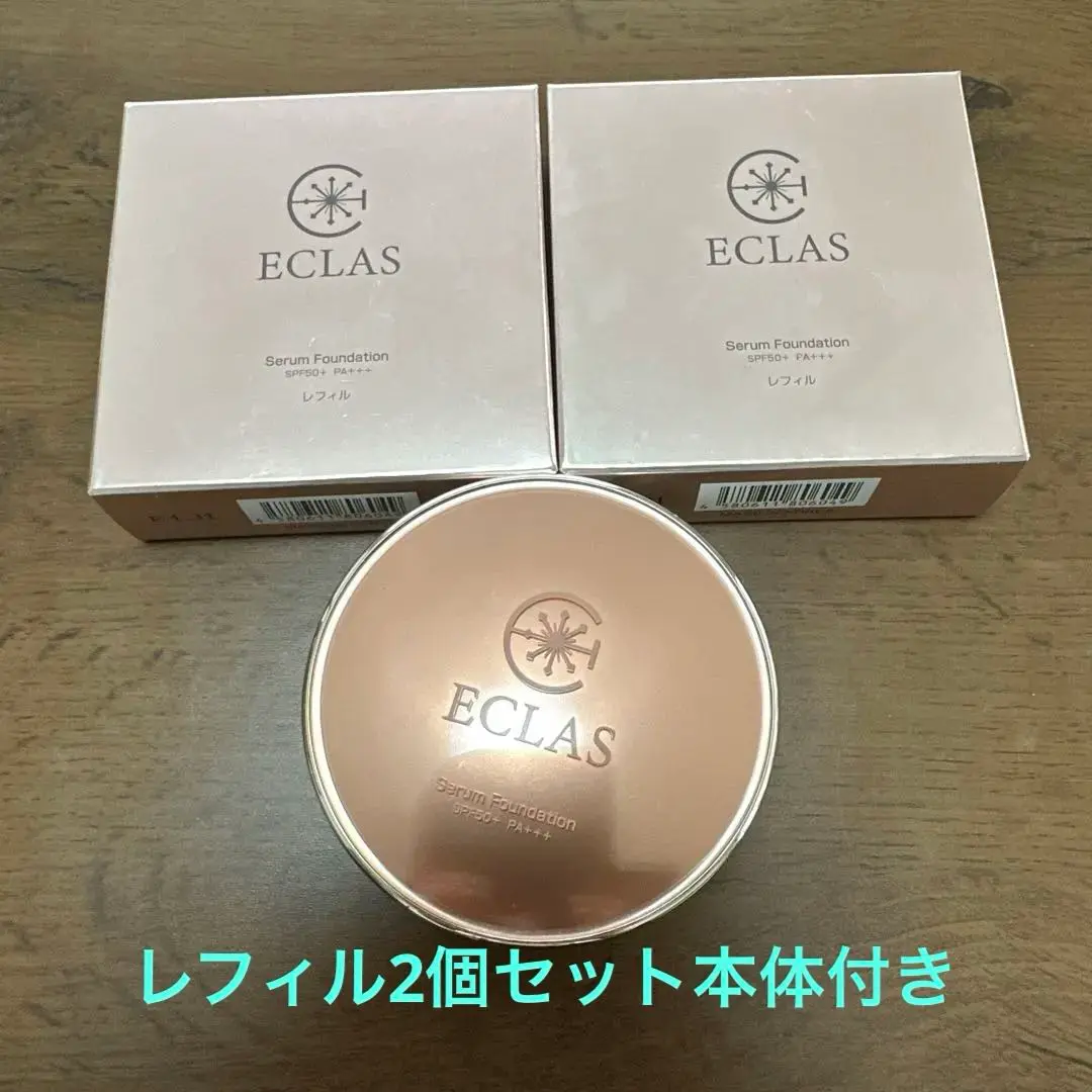 ★新品、未開封‼︎ ECLAS セラムファンデーションレフィル 12g×2個 Amazon | ECLAS Serum Foundation（エクラス セラム