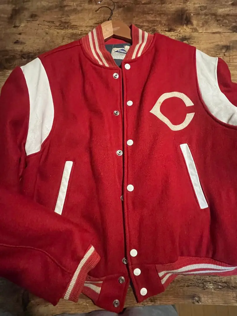 90s CAMPRI シンシナティレッズ ナイロンスタジャン