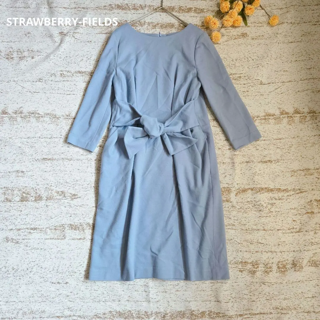 Thumbnail of STRAWBERRY-FIELDS Waist Ribbon Dress, Elegant