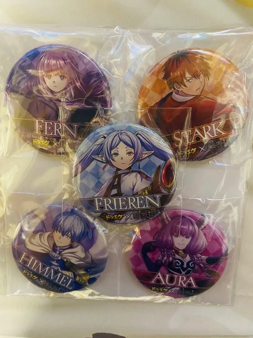 葬送のフリーレン ドラエグコラボ 缶バッジ 5個セット 非売品】ドラエグ×葬送のフリーレンコラボ缶バッジ 5個セット