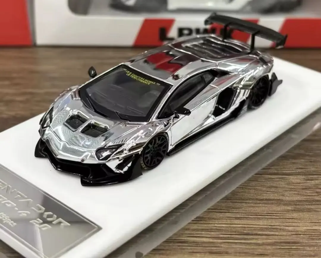 Thumbnail of Star Model Lamborghini Aventador LBWK Silver, New, Unopened