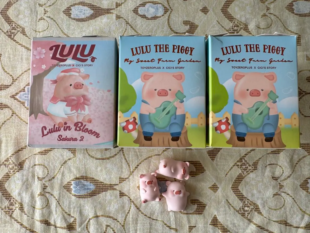 うさぎ(断捨離中) LULU 子ぶた　農園シリーズ　セット売り6体 うさぎ(断捨離中)様専用 LULU 子ぶた 農園シリーズ セット売り6