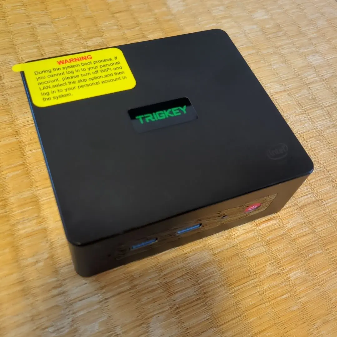 TRIGKEY GREEN G4 中古 N95 メモリ8GB SSD256GB 新品未使用】TRIGKEY Green G4-N95 超小型 デスクトップパソコン