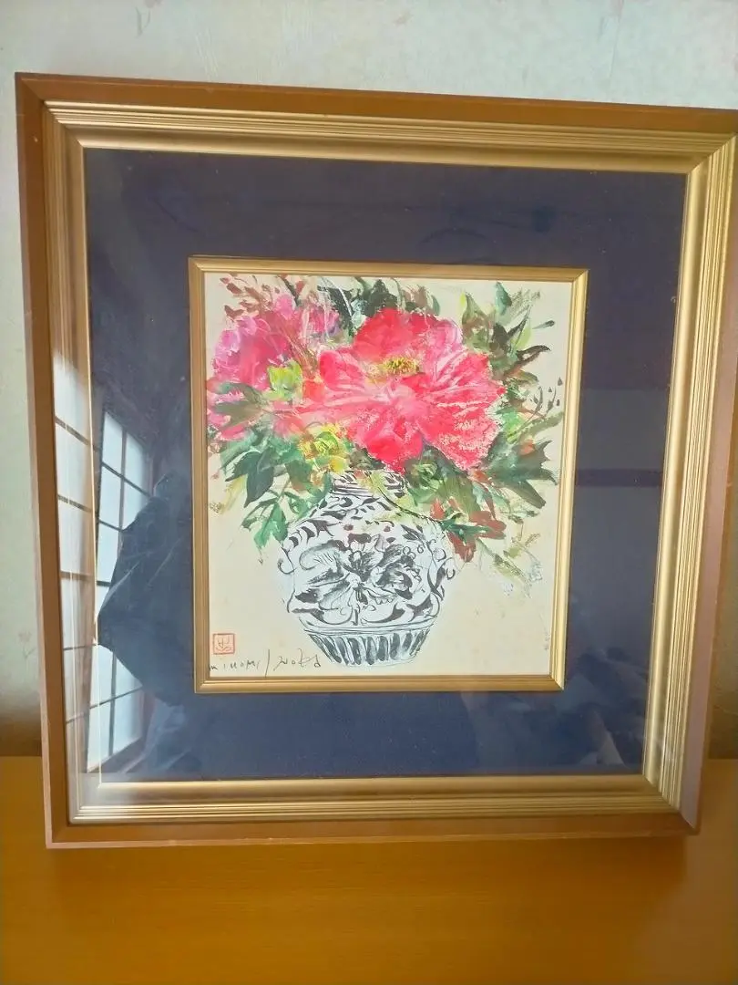 出岡実 油彩 花 Amazon.co.jp: 真作 絵画 出岡実 油彩（色紙） 花 春陽会会員