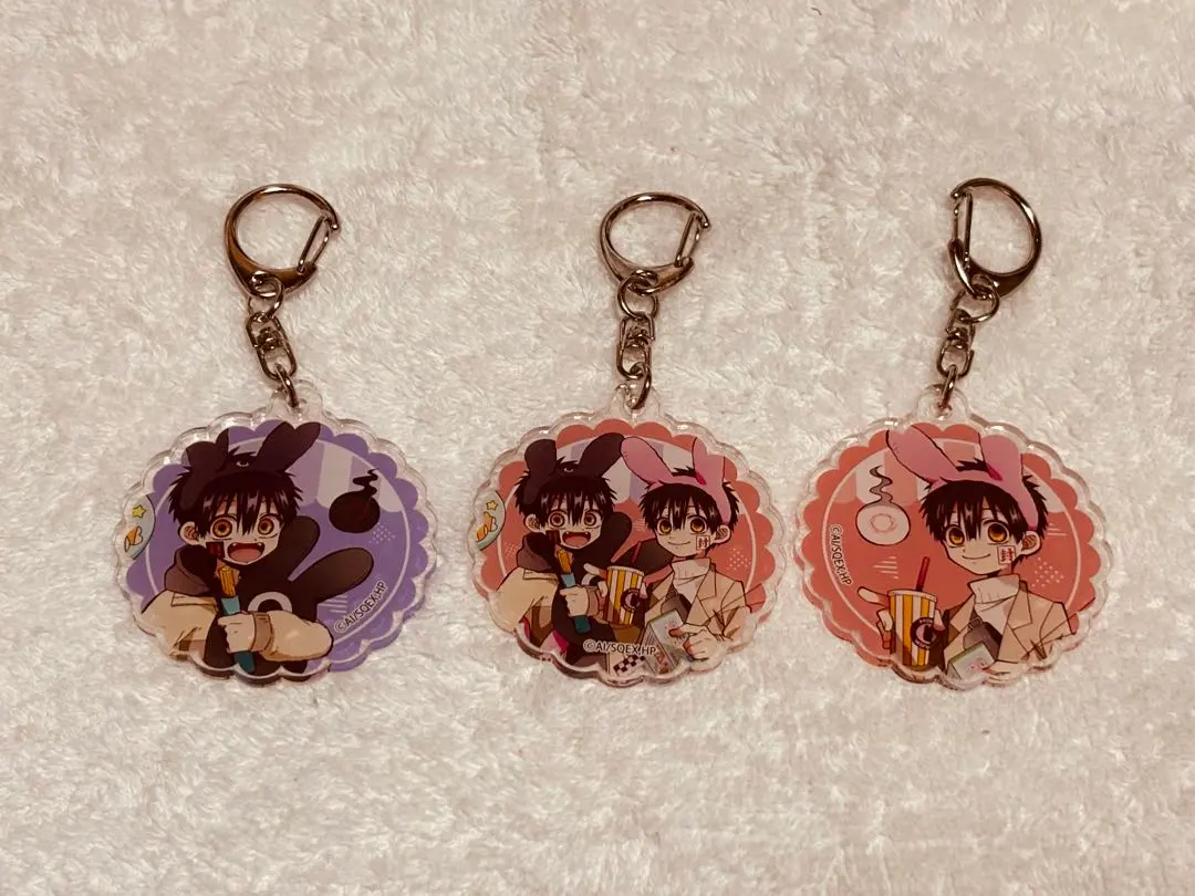 Thumbnail of Toilet-bound Hanako-kun Hanako-kun & Tsukasa Keychains Set of 3