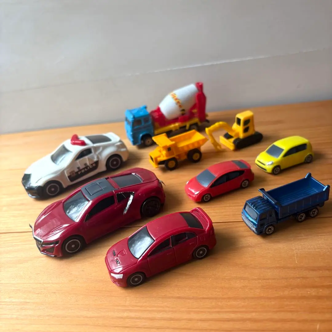 Thumbnail of Happy Meal Tomica and other miniature car set - 9 cars