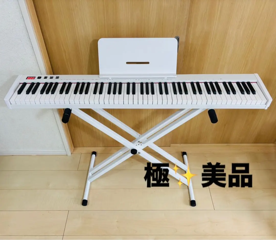 ニコマクホワイト 88鍵盤 電子ピアノ セット　NIKOMAKU SWAN-S Amazon | ニコマク NikoMaku 電子ピアノ 88鍵盤 SWAN-S 日本語