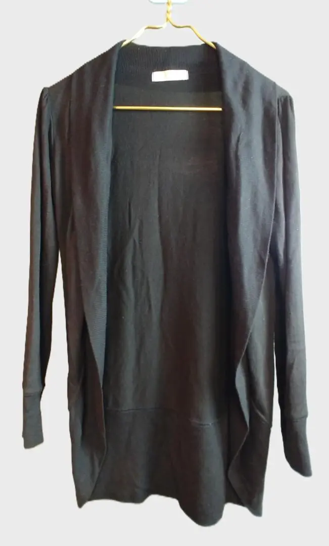 Thumbnail of Women's Cardigan, Black, Long Sleeve, Size L