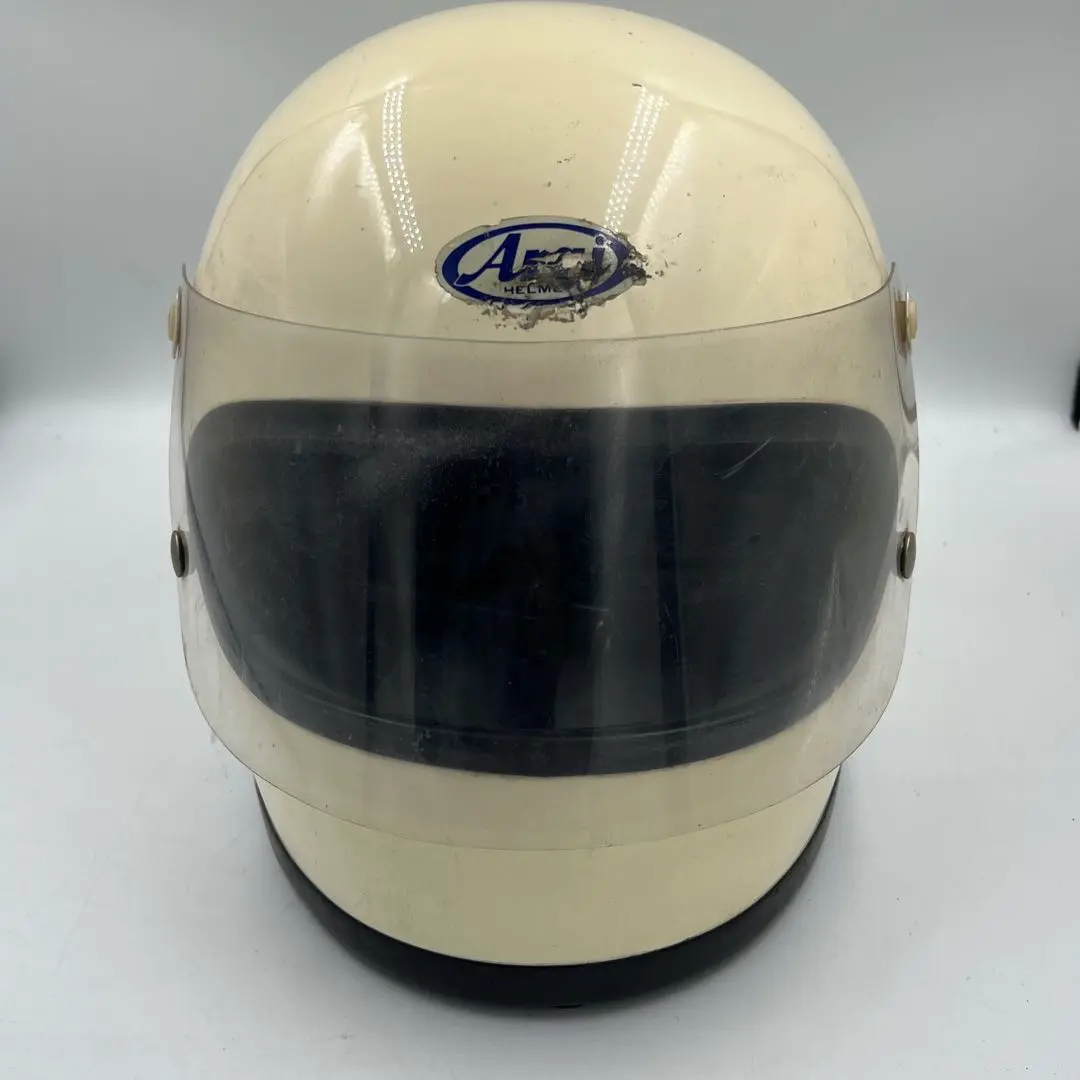 ヒロタケアライ　アライヘルメット　ビンテージアライ 60's HIROTAKE ARAI R-3 WHITE 57cm | SPEED ADDICT