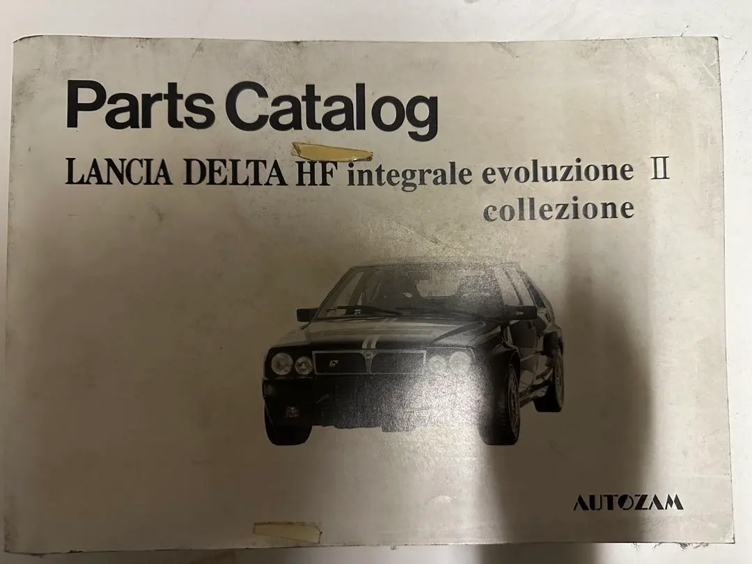 ランチア　デルタHF　インテグラーレ16V 純正　電気配線図　1991年 ランチアデルタHFインテグラーレ16V 純正電気配線図1991年