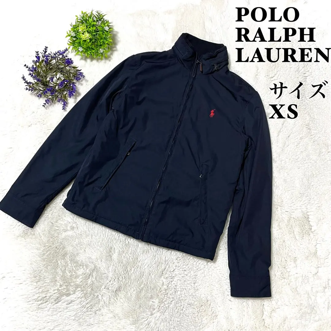 【美品】POLO RALPH LAUREN 擺動外套 夾克 黑色 標誌人氣 的縮圖