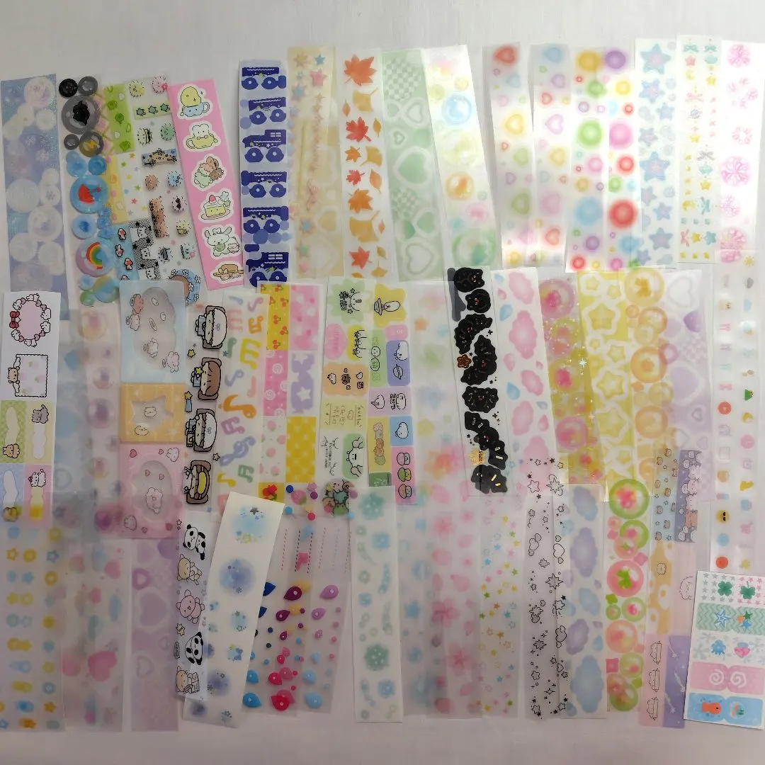 Thumbnail of ⑫ Korean artist kiss-cut tape, 50+ sheets, bulk sale