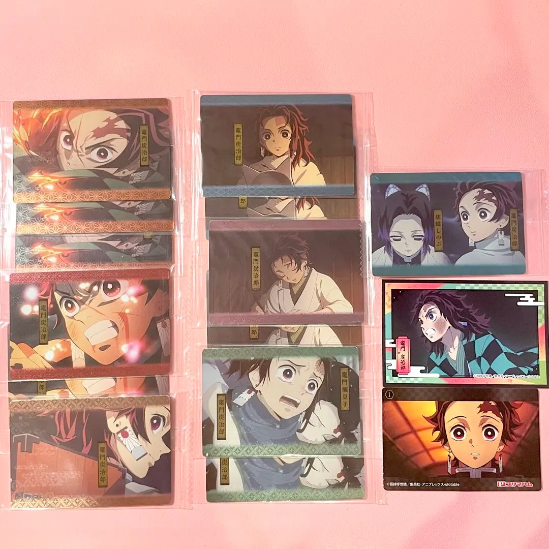 Thumbnail of Kimetsu no Yaiba Kamado Nezuko wafer cards sticker set of 15