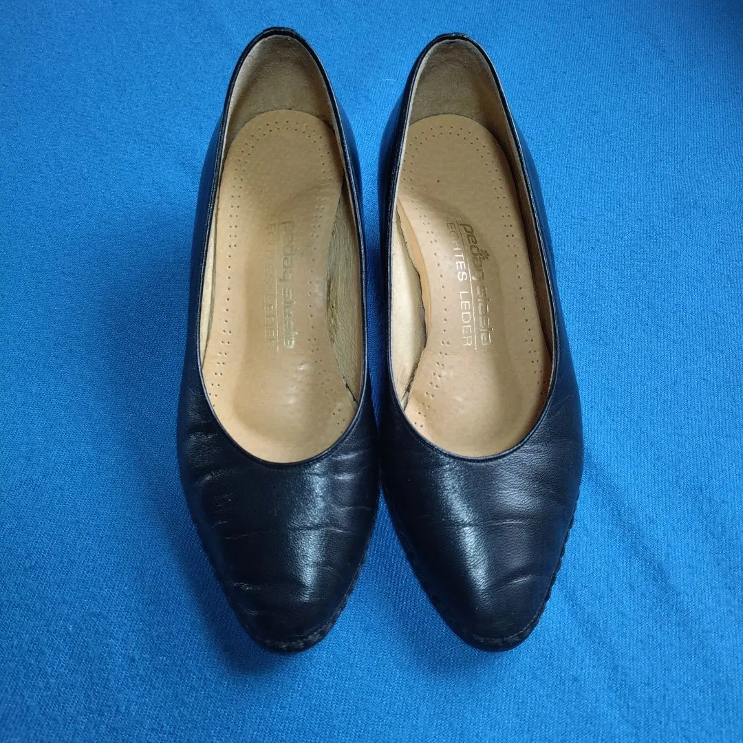 Thumbnail of ★GENUINE LEATHER★ pedag siesta★ Black 23cm★Includes Shipping