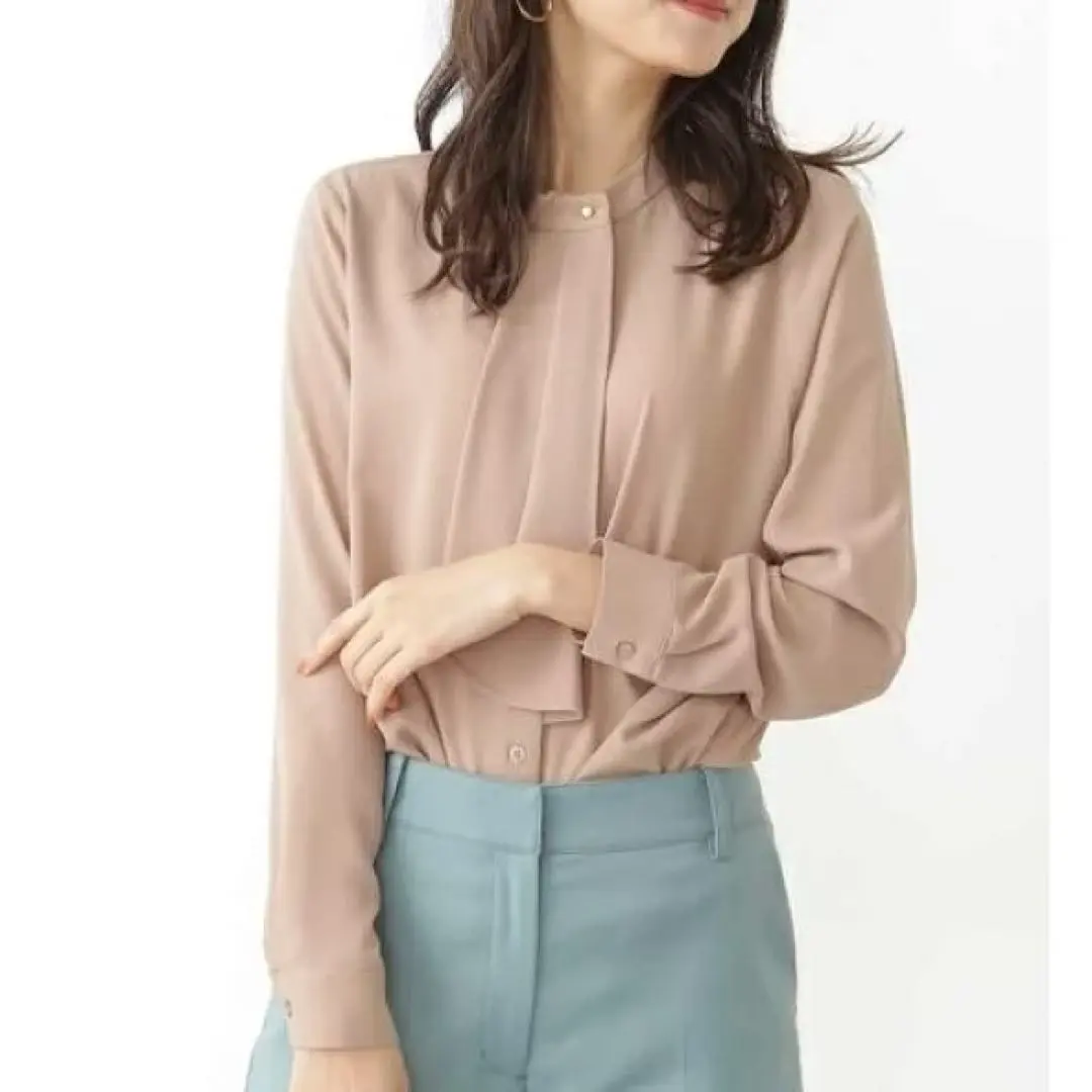 Thumbnail of N. Natural Beauty Basic ★ Bow-tie style blouse