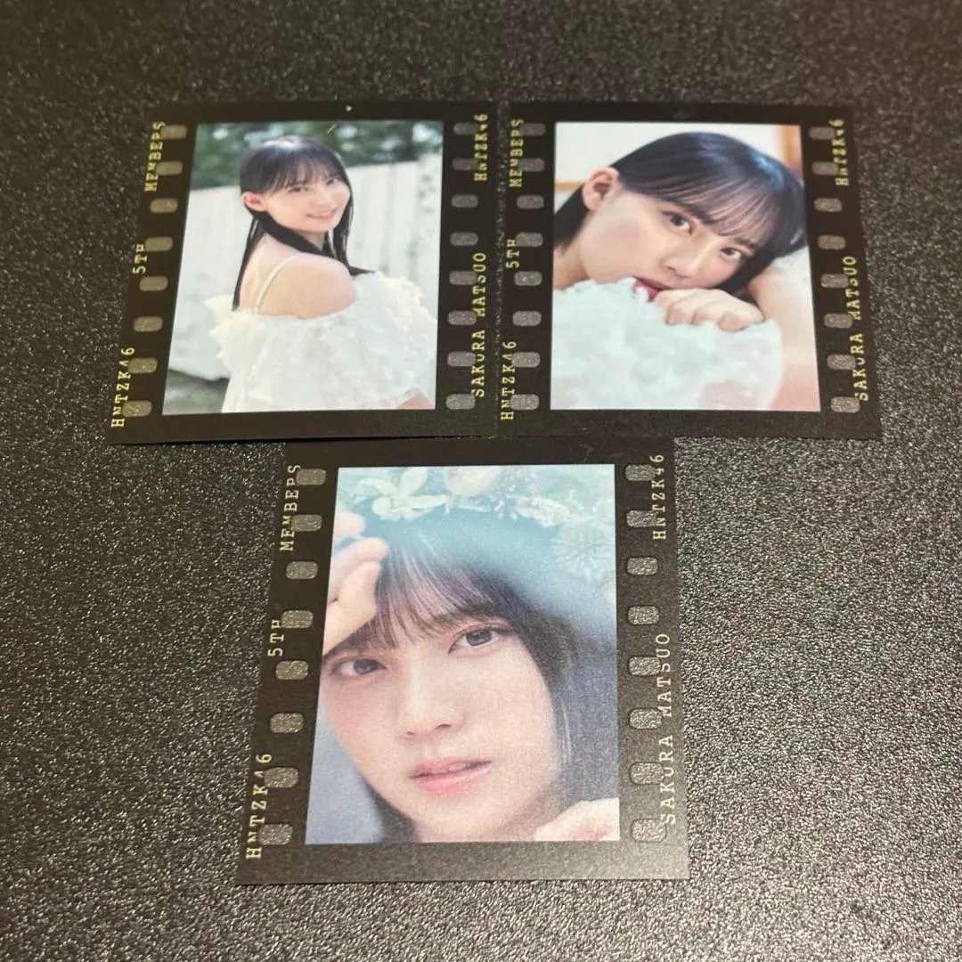 Thumbnail of Sakura Matsuo Hinatazaka46 5th Generation Pokapoka Photo Studio Film-style Sticker Complete Set