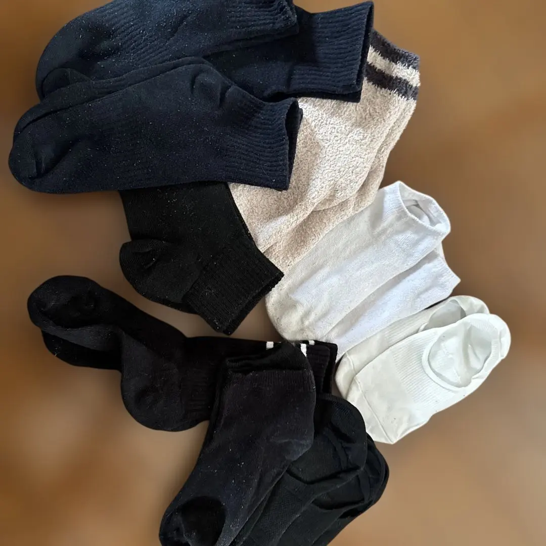 Thumbnail of Men's Socks Set - Black, Navy, Beige, White - 11 Pairs