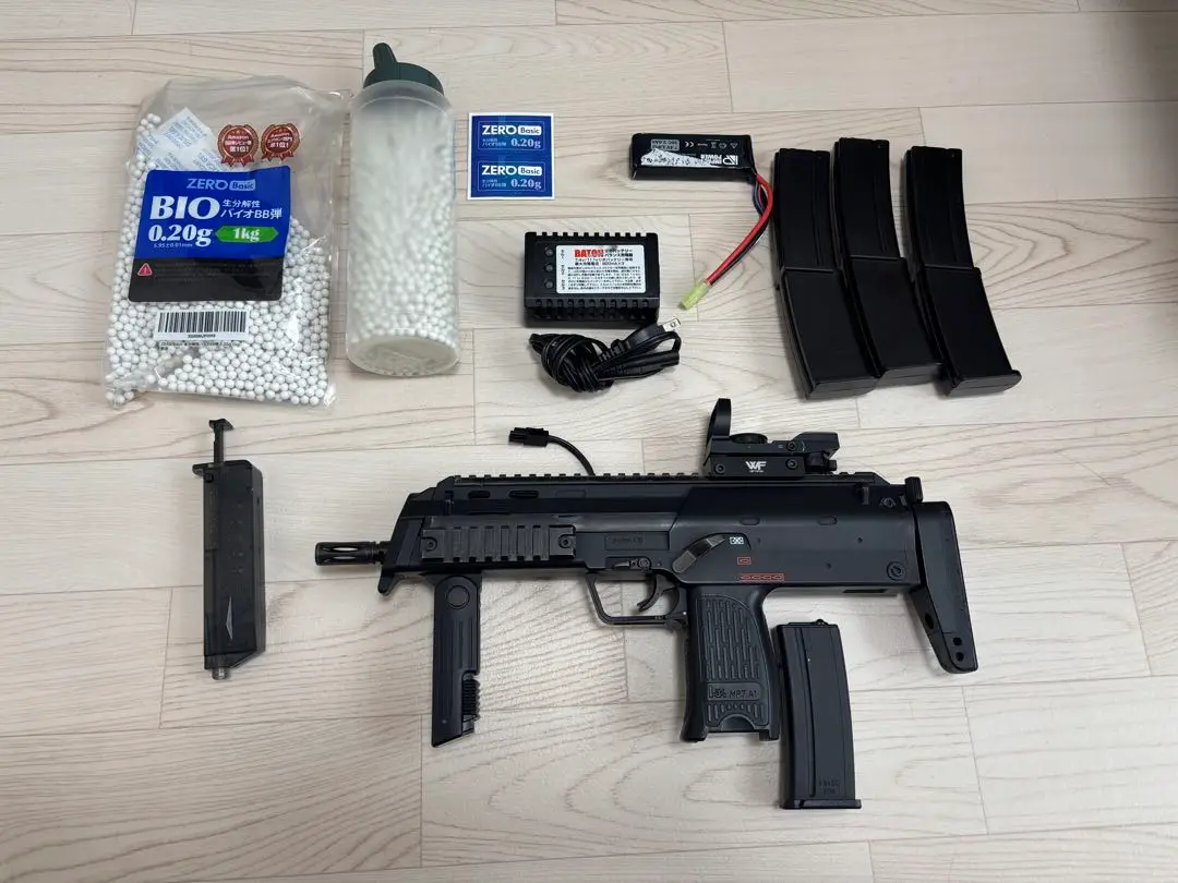 [FET搭載,調整済み] 東京マルイ MP7 リポバッテリー対応外付け仕様 hblt_shb00001364