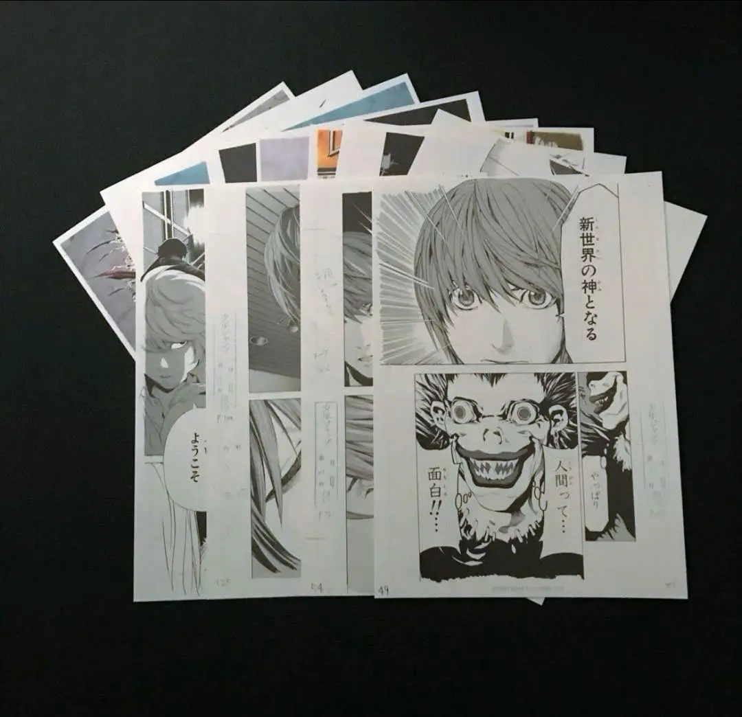 Amazon.co.jp: 小畑健 複製原画 デスノート バクマン。 プラチナ
