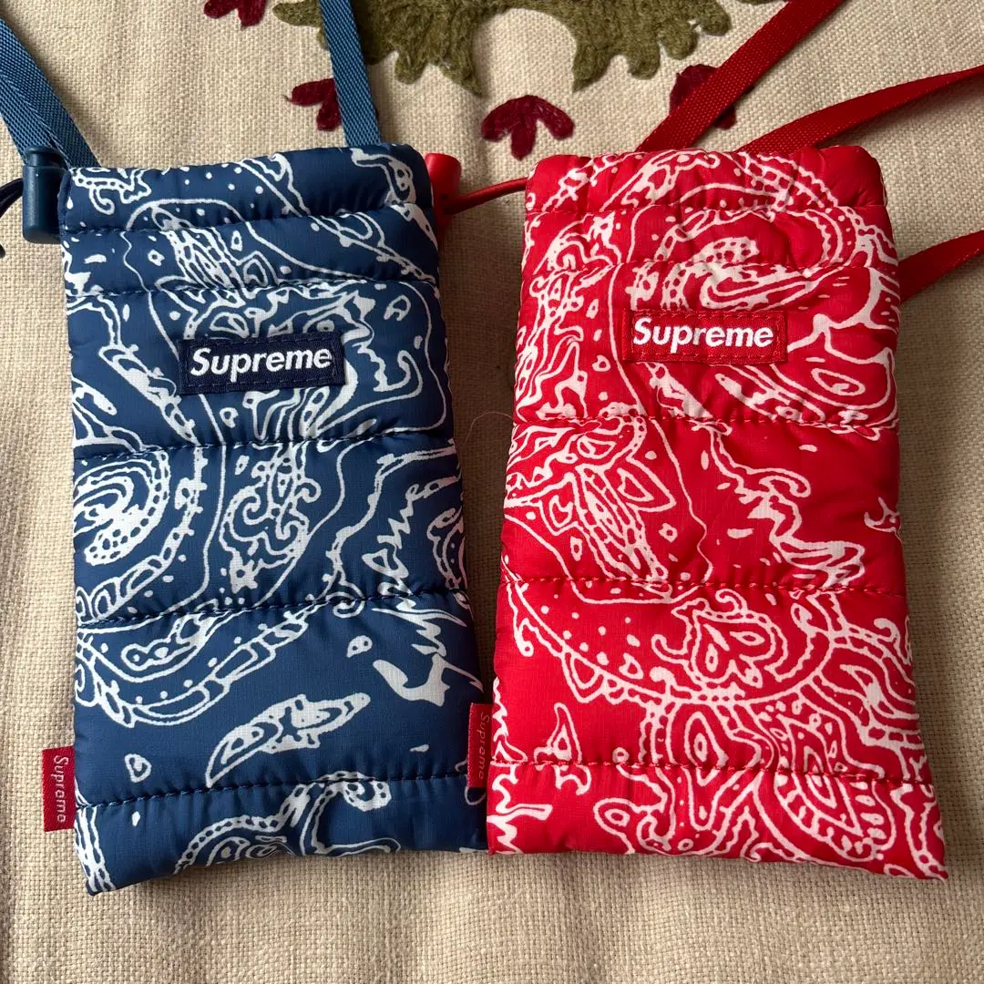 Supreme ポーチ　ペイズリー柄 9bfac97e3f0d0879f211a1566d341c