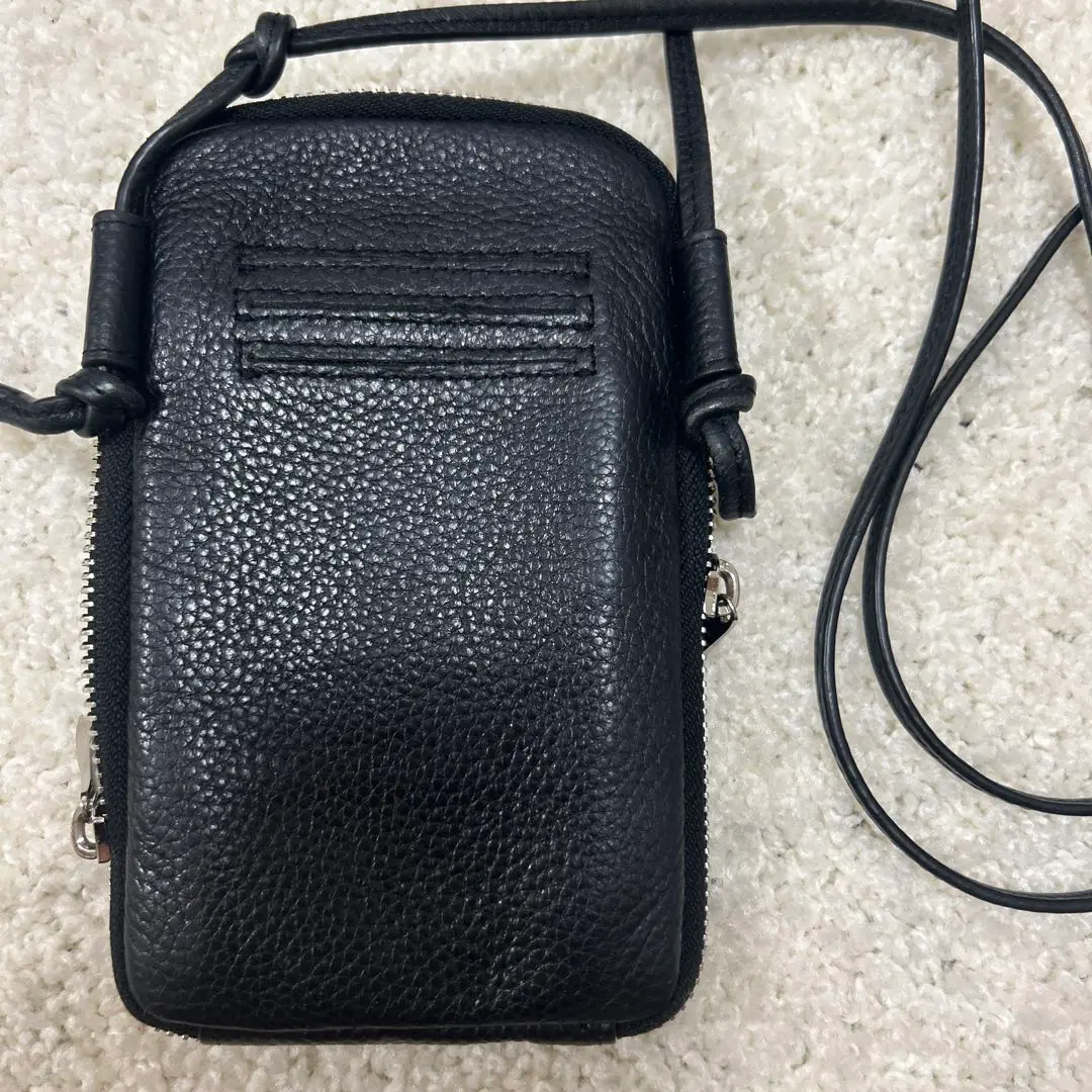 Thumbnail of Leather Zip Slim Wallet Shoulder - BEAUTY & YOUTH