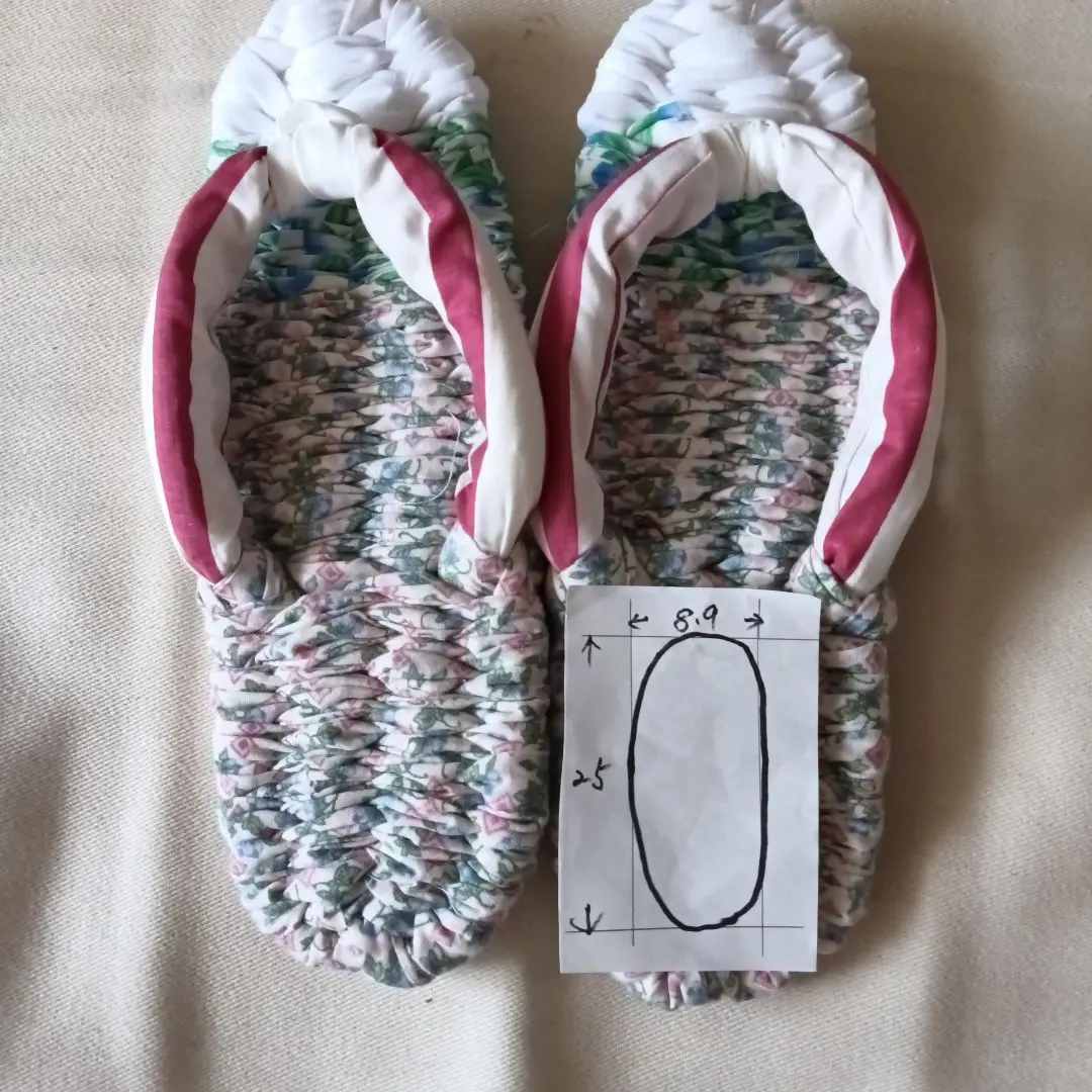 Thumbnail of Handmade cloth zori sandals