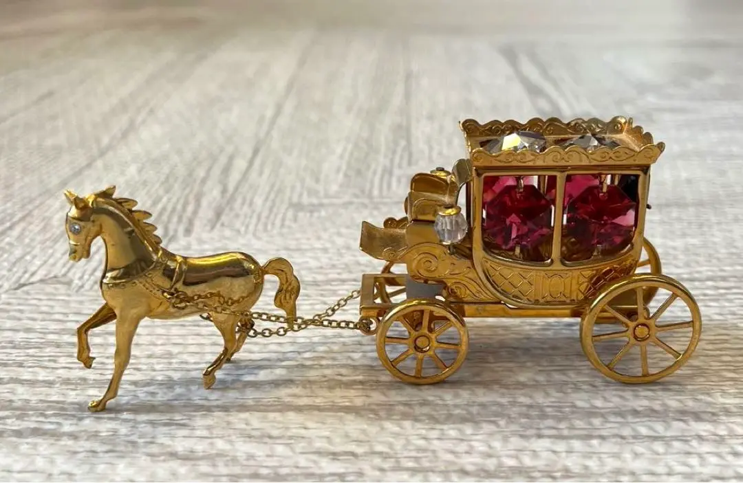 新品美品スワロフスキー馬車 スワロフスキー/SWAROVSKI/馬車