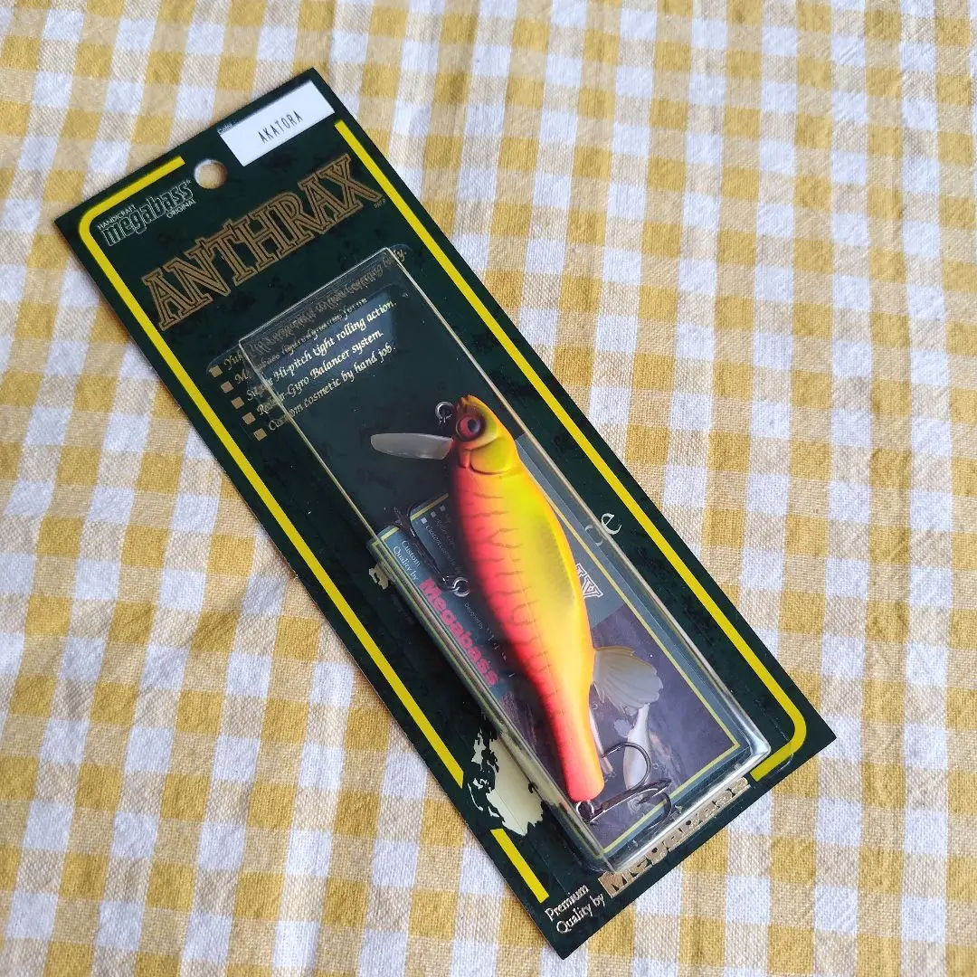 中古】 メガバス アンスラックス ANTHRAX (赤虎)