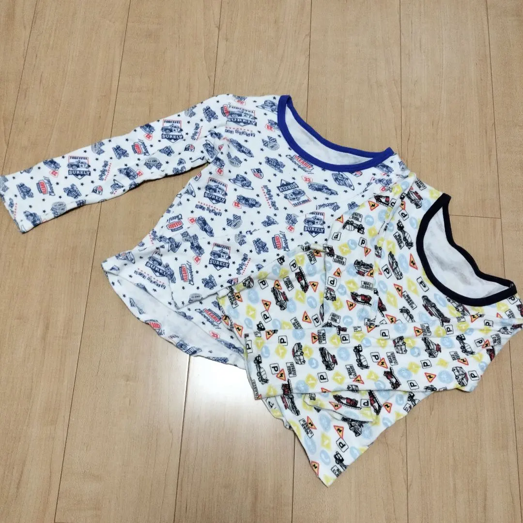 Thumbnail of Two-pack of long-sleeved undershirts for boys, 120cm